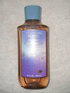 Bath & Body Works Frosted Coconut Snowball Body Wash NEW 10 Oz